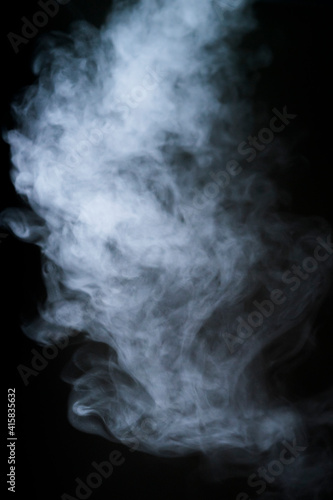 smoke on black background

