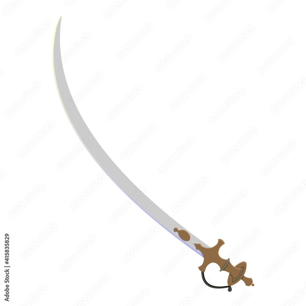 Indian style weapon, Sword. It is a vintage Maharashtrian weapon.