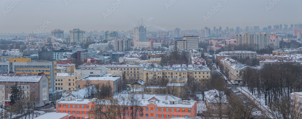 winter and snow Minsk