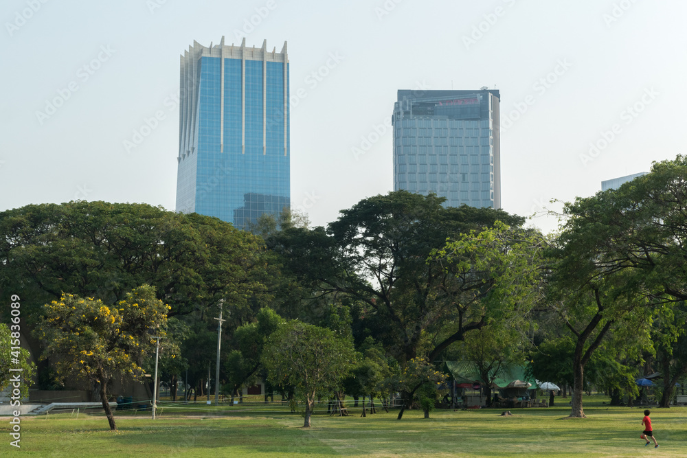 Lumpini Park, public park in central Bangkok, Thailand Lumpini Park, public park in central Bangkok, Thailand