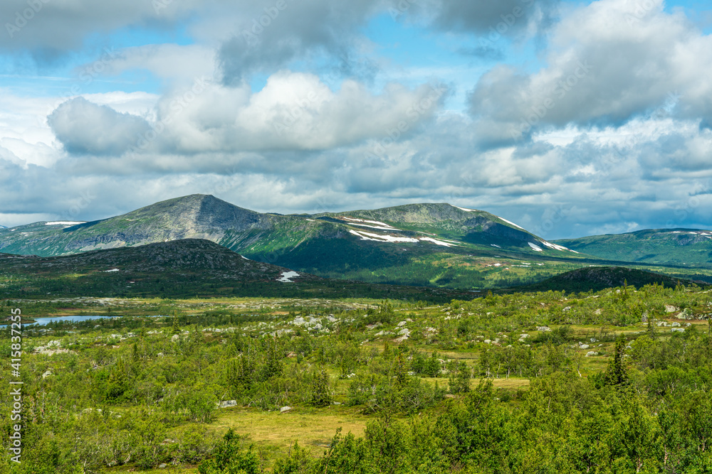 Beautiful nature view from the Swedish highlands Beautiful nature view from the Swedish highlands