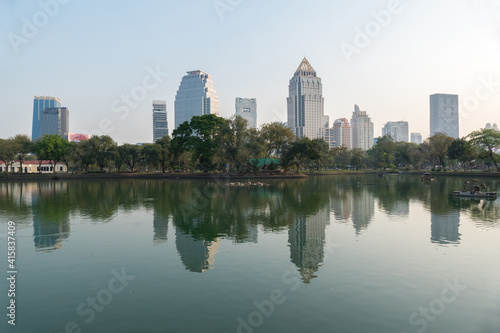 Lumpini Park  public park in central Bangkok  Thailand