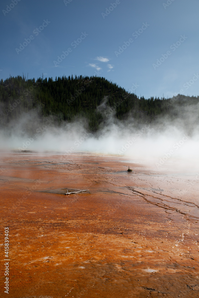 geyser in park national park