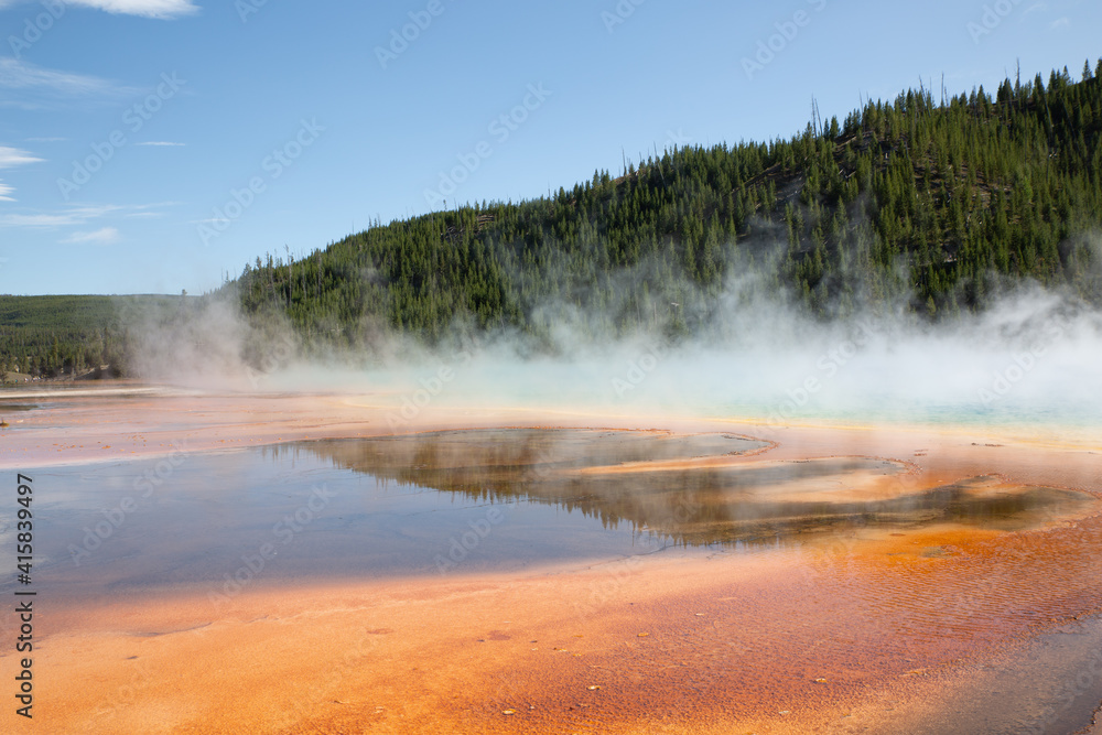 Yellowstone National Park spring 