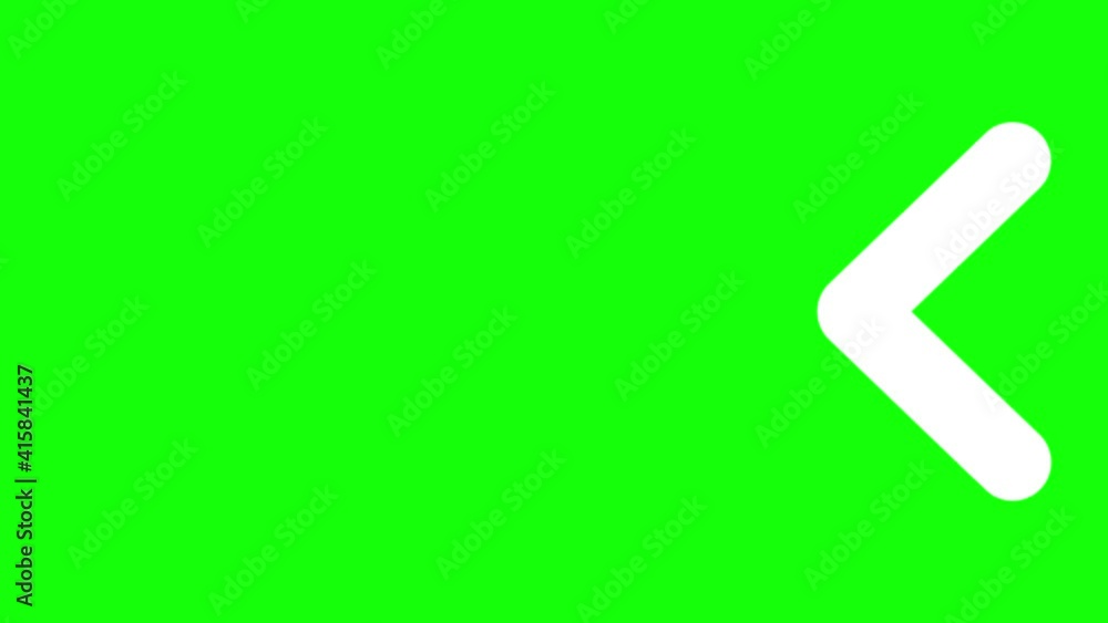 Animation of Arrows Sign Moving on Green Screen (Chroma Key) Background with Alpha Channel. Animation of Arrows Sign Moving on Green Screen (Chroma Key) Background with Alpha Channel.