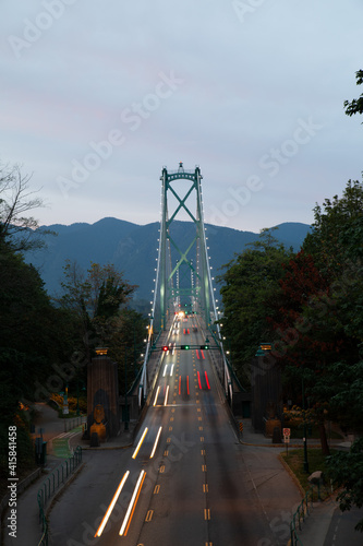 bridge over the river Lions Gate Bridge Vancouver 