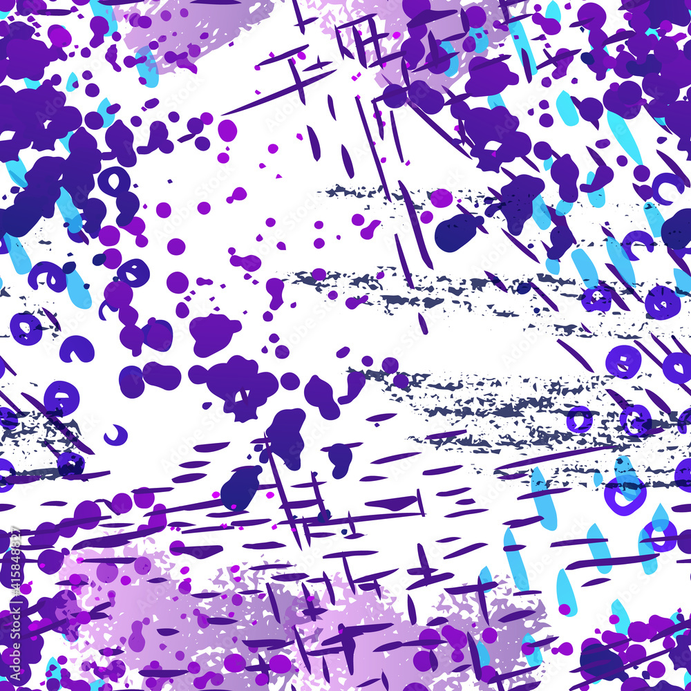 Fototapeta premium Spray Seamless Pattern. Fashion Concept. Distress