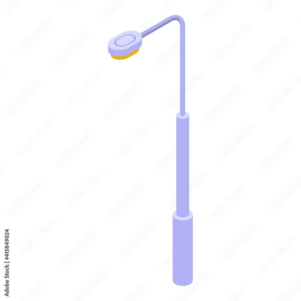 Airport light icon. Isometric of airport light vector icon for web design isolated on white background Airport light icon. Isometric of airport light vector icon for web design isolated on white background