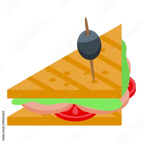 Flight food icon. Isometric of flight food vector icon for web design isolated on white background