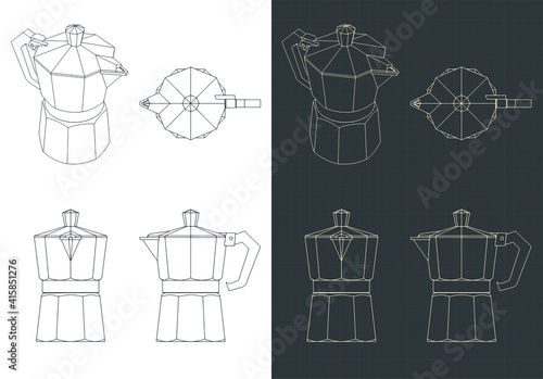 Coffee maker drawings