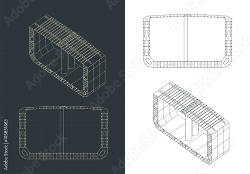 Midship section drawings