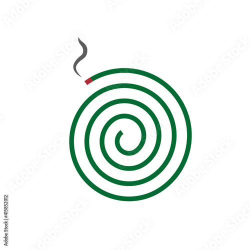 Mosquito Repellent Coil Icon