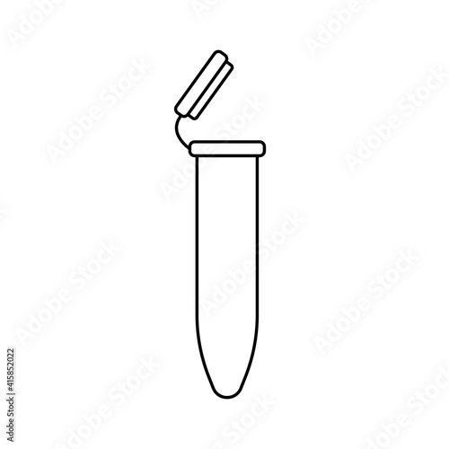 plastic test tube icon