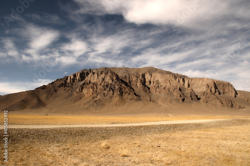 Central Asia. Tajikistan. High-altitude valleys of the Pamir tract.