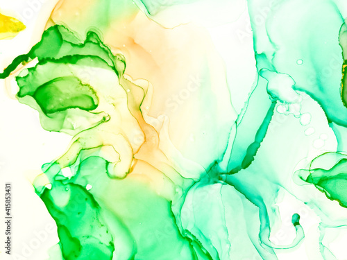 Watercolor Texture.  Modern Rainbow Illustration.