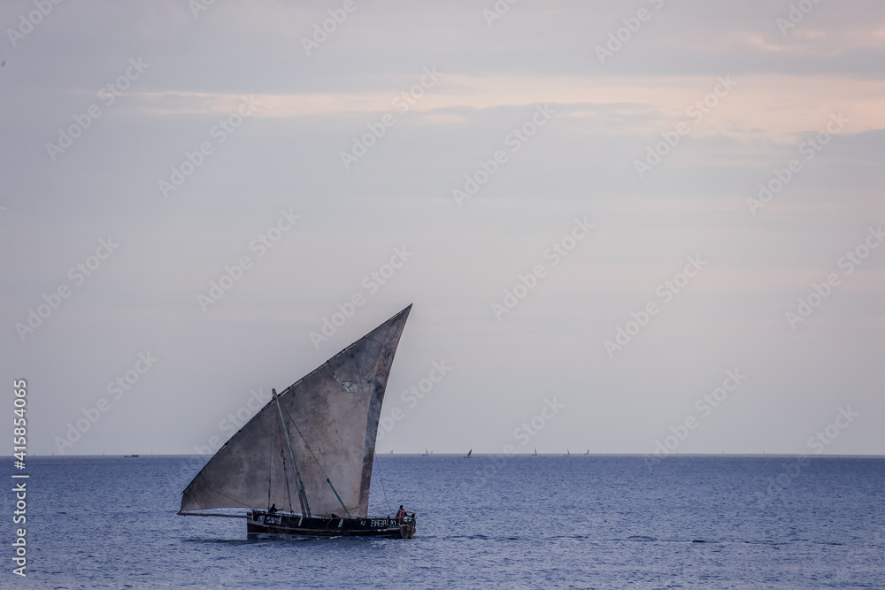 Fototapeta premium Dhow outside Stone Town