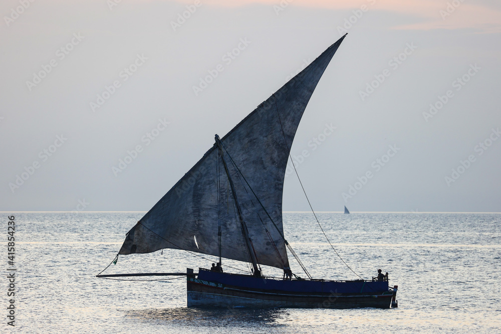 Fototapeta premium Dhow outside Stone Town
