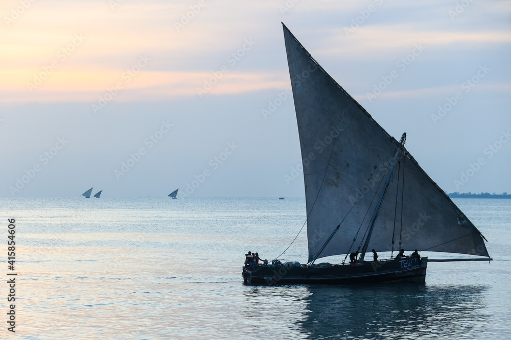 Fototapeta premium Dhow outside Stone Town