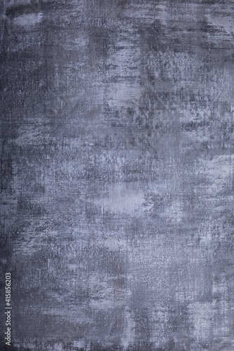 Painted background texture as abstract wall surface of grey or gray canvas