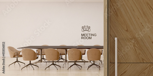 Bild auf Leinwand Meeting room interior