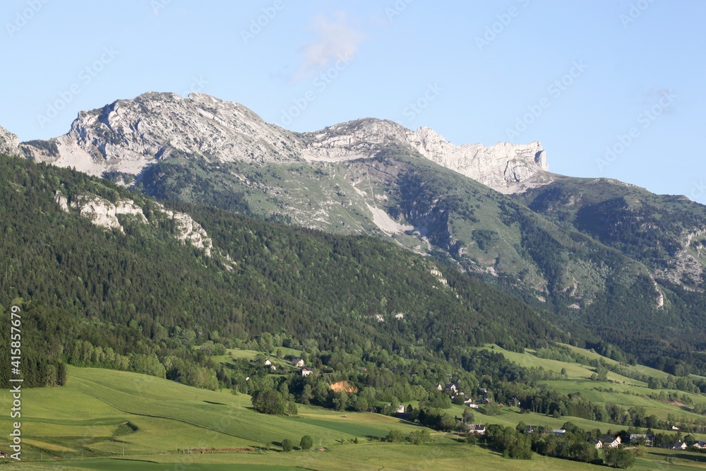 Landscape of Vercors in France
