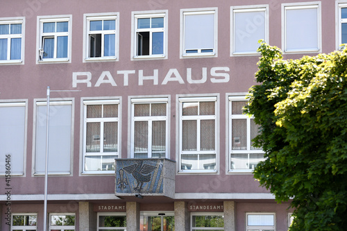 Das Rathaus von Attnang-Puchheim, Oberösterreich, Österreich, Europa - The town hall of Attnang-Puchheim, Upper Austria, Austria, Europe photo