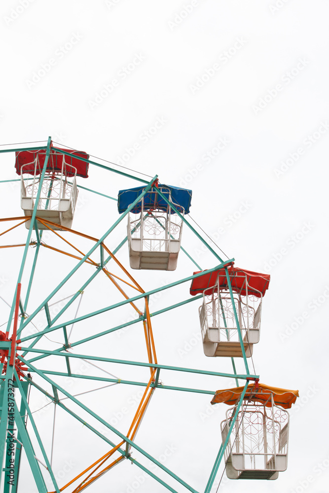 Giant ferris wheel in Amusement park