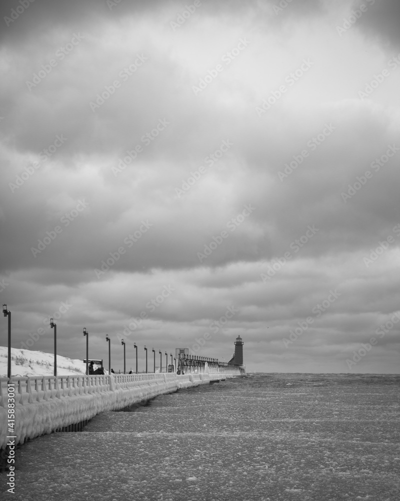 Obraz premium Frozen Grand Haven