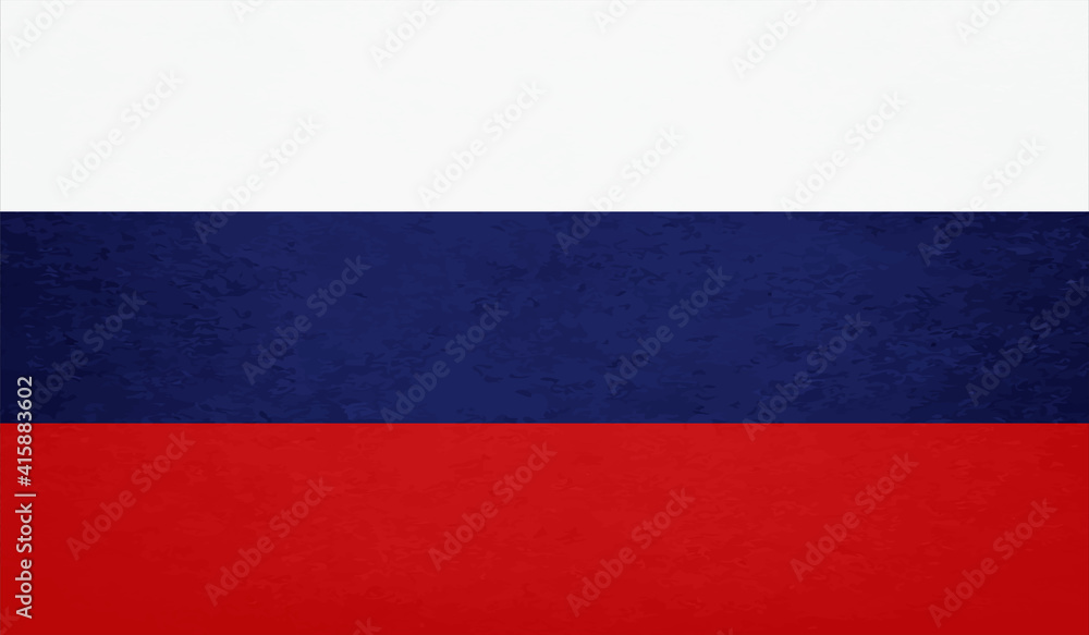 Russia grunge flag. Vector grunge illustration Russia grunge flag. Vector grunge illustration
