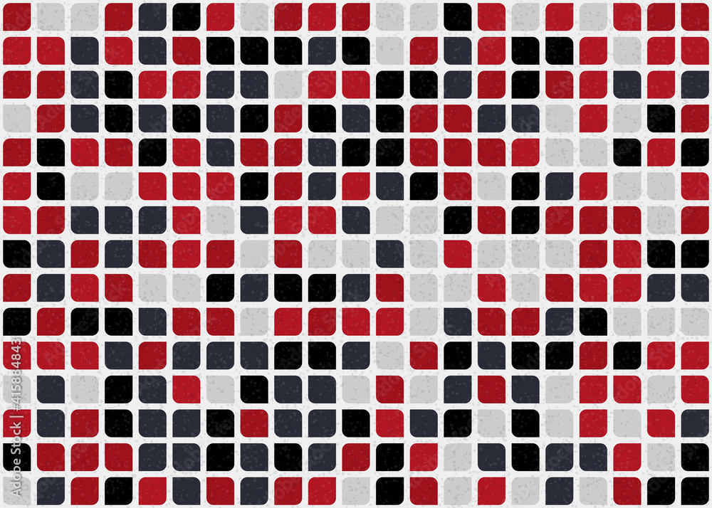 Fototapeta premium Abstract Geometric Pattern generative computational art illustration