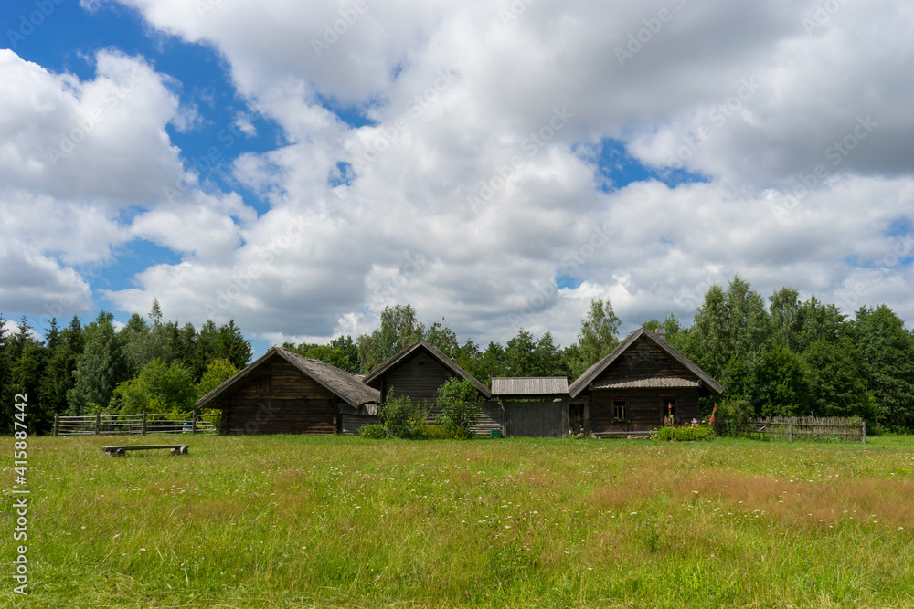 Authentic rural architecture of Belarus