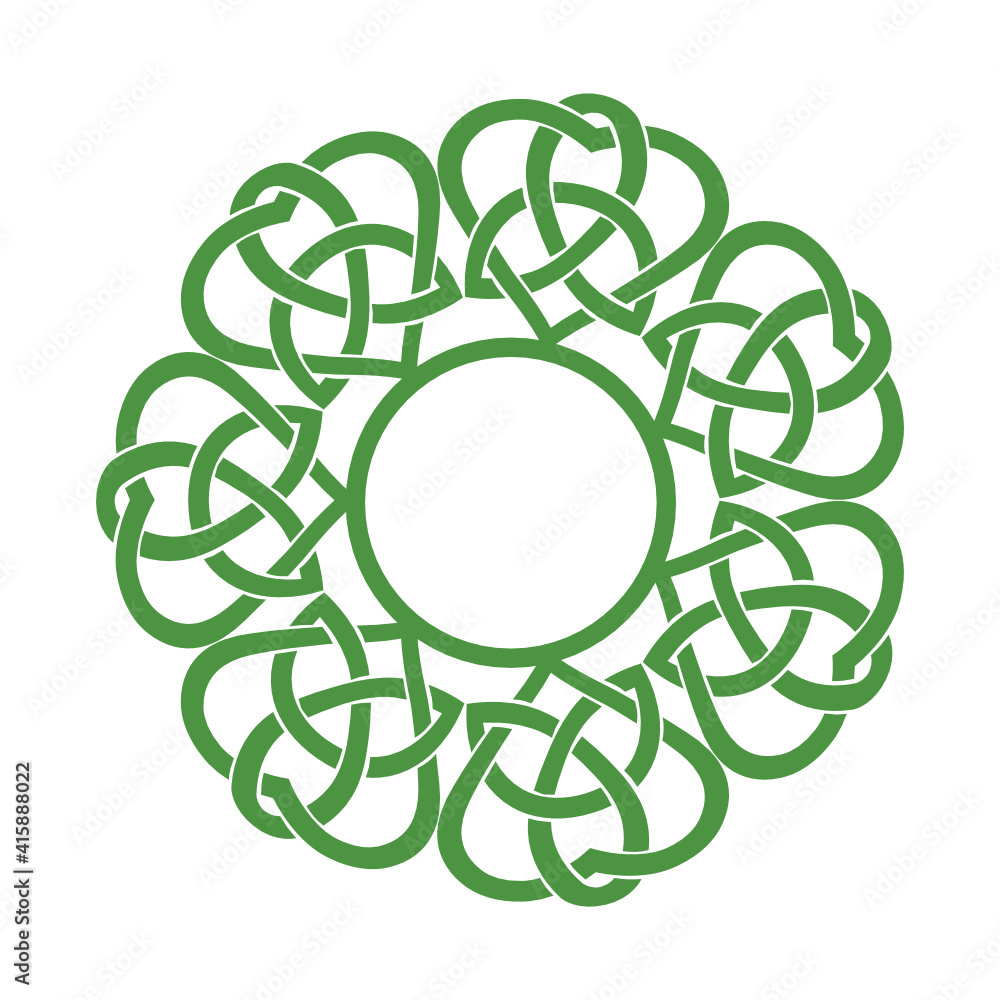 Stylized Celtic trinity knot, vector Stylized Celtic trinity knot, vector