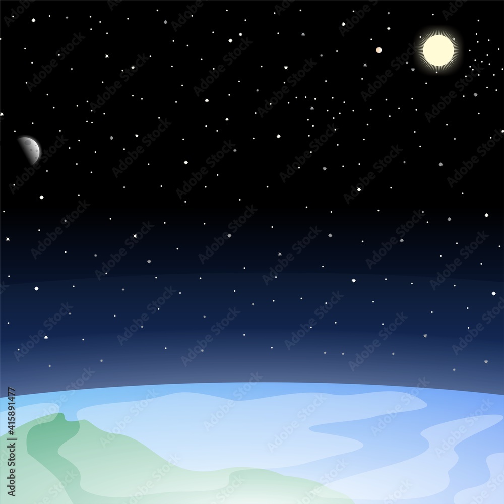 Sky outside the earth Sky outside the earth