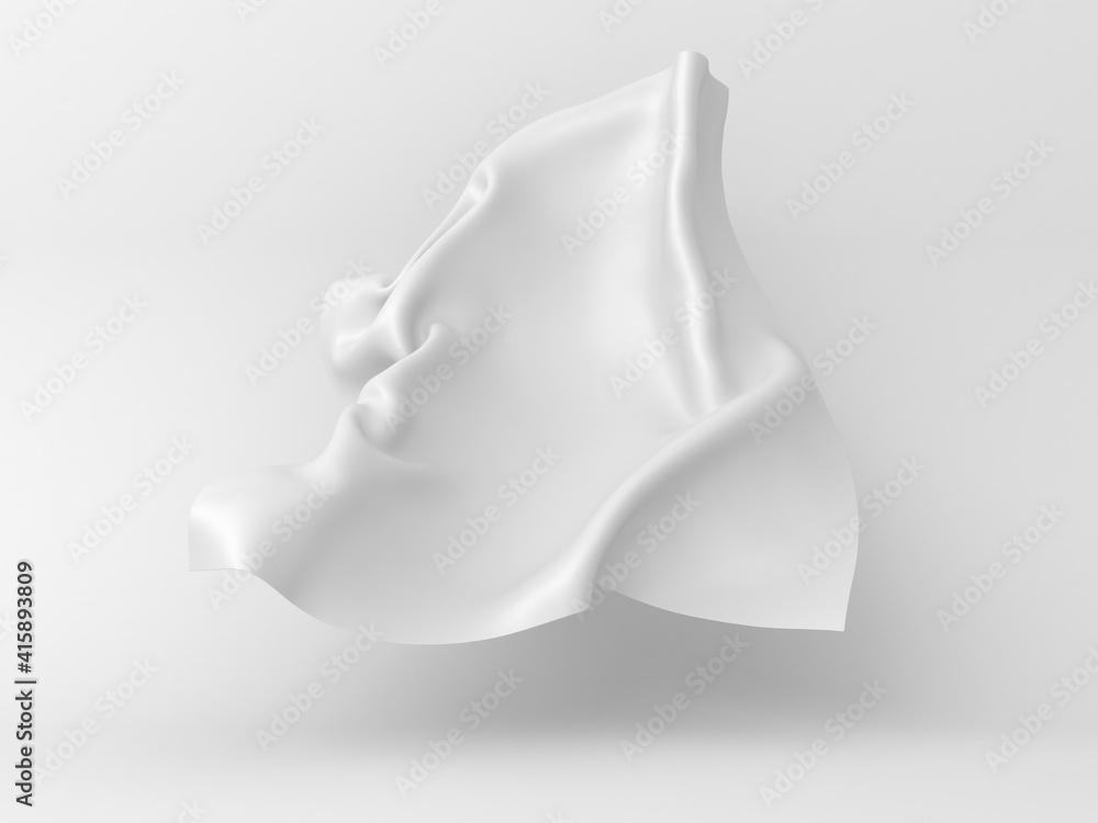 Abstract white fabric texture background Abstract white fabric texture background