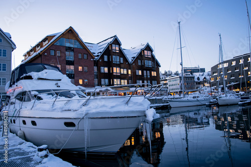 boats in the harbour