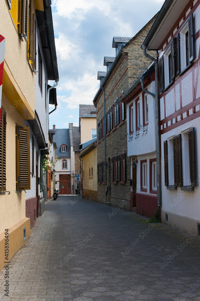 Street in the old summer city.