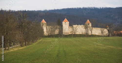 Gothic castle Veveří near Brno in the Czech Republic