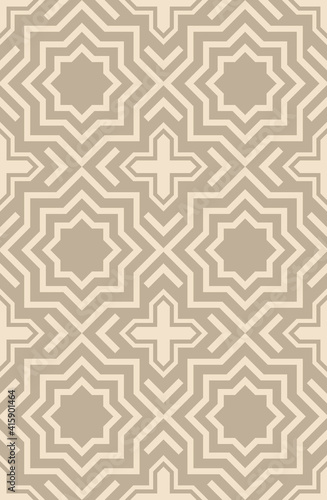 Carpet and bathmat Boho Style Tribal design pattern with distressed texture and effect 