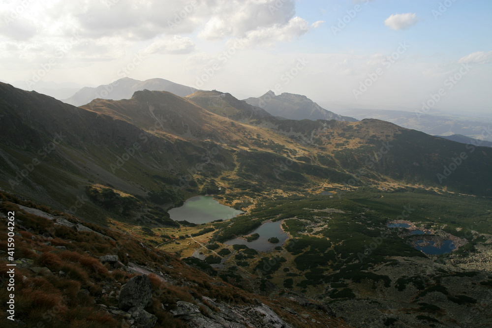 Fototapeta premium View from Koscielec peak, Tatra Mountains, Poland