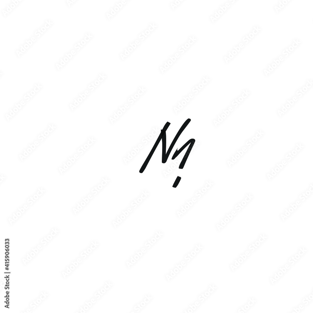 NN initial handwritten calligraphy, for monogram and logo NN initial handwritten calligraphy, for monogram and logo