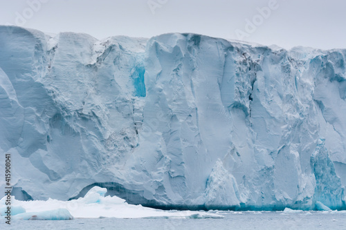 Norway. Svalbard. Nordaustlandet Island. Brasvelbreen. Austfonna Ice cap, second largest in the northern hemisphere. © Danita Delimont