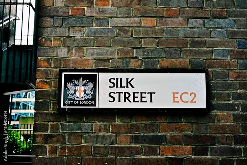 Fotografia Street sign in London