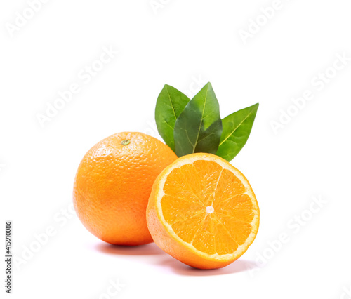 Fototapeta Naklejka Na Ścianę i Meble -  Orange fruit on white background