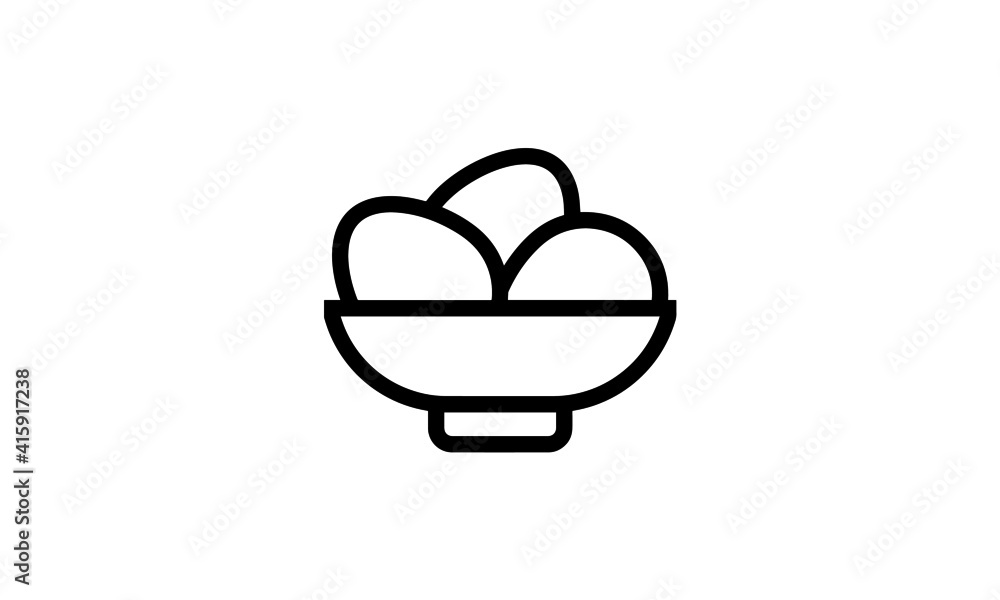 easter icon simple outline style black and white easter icon simple outline style black and white