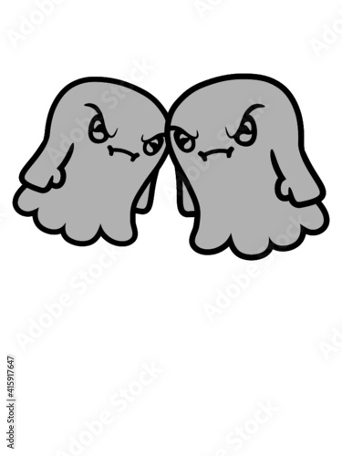 2 streitende Geister 