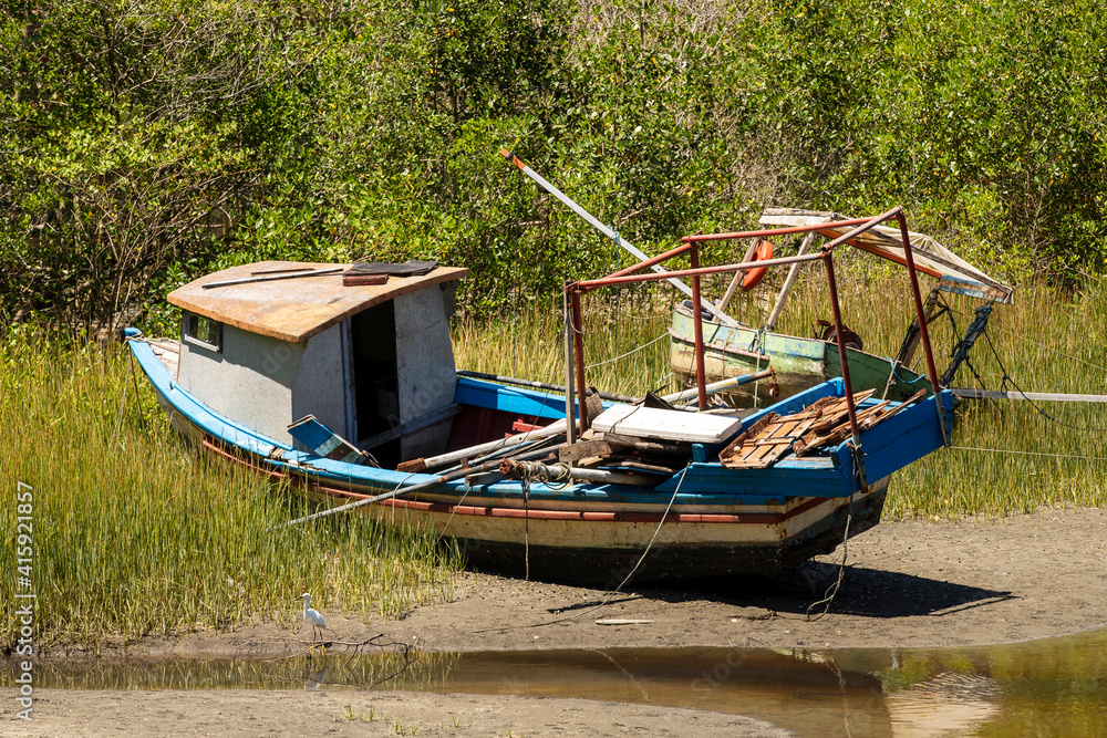 abandoned fishing boat abandoned fishing boat