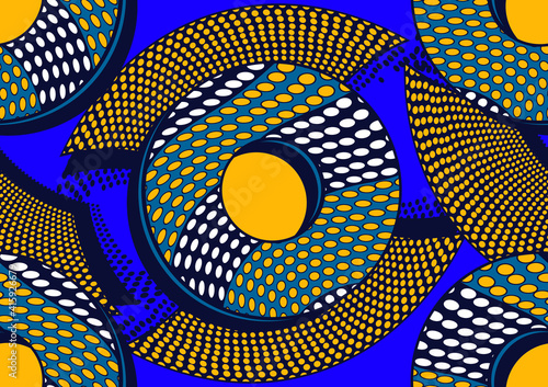 african seamless pattern, picture art and abstract background.