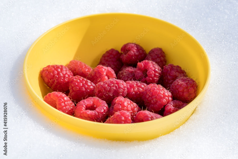 raspberries in a bowl raspberries in a bowl