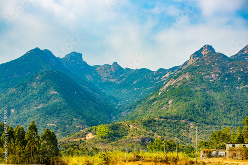 Ancient Dull Natural Scenery in Yinhuwan Binhai New Area  Jiangmen City  Guangdong Province  China