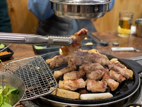 육가공장 삼겹살 
